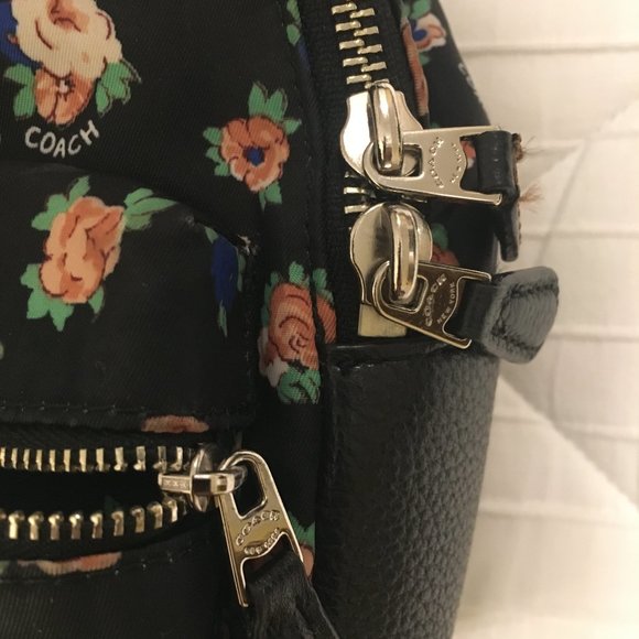 Coach Mini Charlie Tea Rose Floral Print main image 13